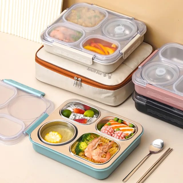 Buy Mega Munch Large Capacity Bento Lunch Box at MyneeMoe Online In India