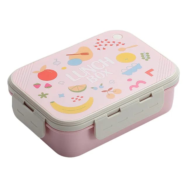 Buy Bento Elite 4 Compartment Stainless Steel Lunch Box with Bowl Pink at MyneeMoe Online In India