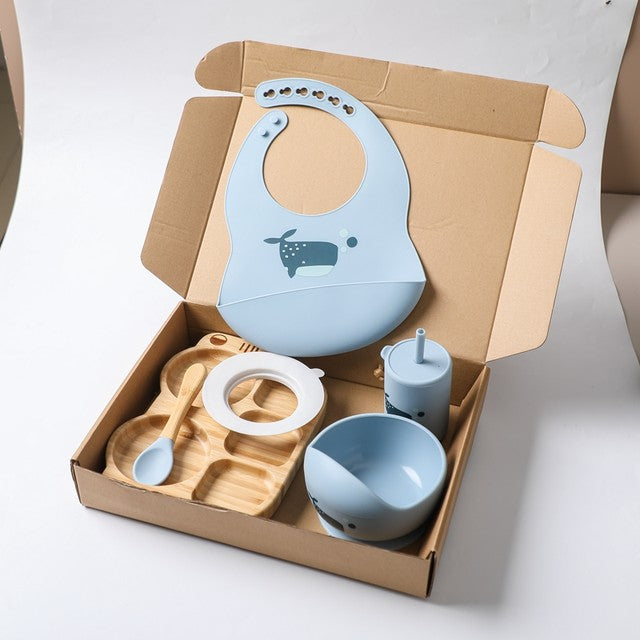 Buy MyneeMoe EcoBus Bamboo Feeding Set – Safe Bowls & Spoons for Baby-Led Weaning - Baby Feeding Set at MyneeMoe Online In India