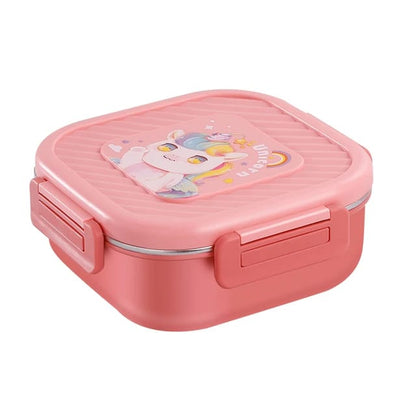 Buy Healthy Life Kids Stainless Steel Bento Box Unicorn (Pack Of 1) at MyneeMoe Online In India