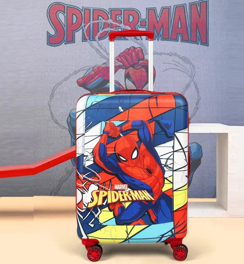 Buy Marvel Spider-Man Kids Trolley Bag – Lightweight Rolling Luggage for Travel and Adventures at MyneeMoe Online In India