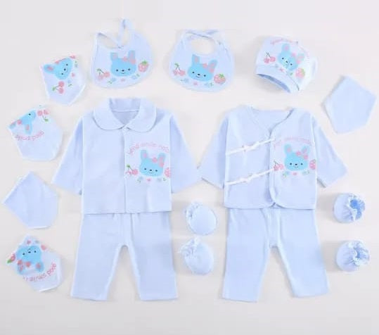 Buy Baby Fashion Premium 16 PCs Newborn Baby Gift Set – Perfect for Baby Boys & Girls at MyneeMoe Online In India