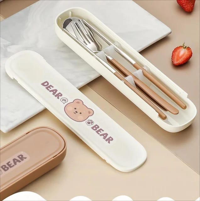 Buy MyneeMoe Classic Stainless Steel Cutlery Set - Spoon, Fork & Chopsticks for Daily Meals - Cutlery Set at MyneeMoe Online In India