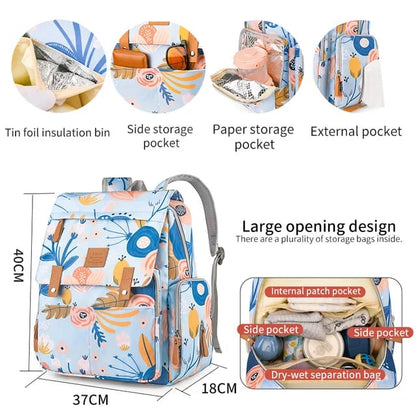 Buy ParentTrail Waterproof Nappy Bag - All-in-One Travel Mommy Diaper Bag at MyneeMoe Online In India