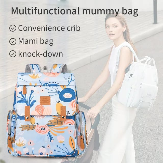 Buy ParentTrail Waterproof Nappy Bag - All-in-One Travel Mommy Diaper Bag at MyneeMoe Online In India