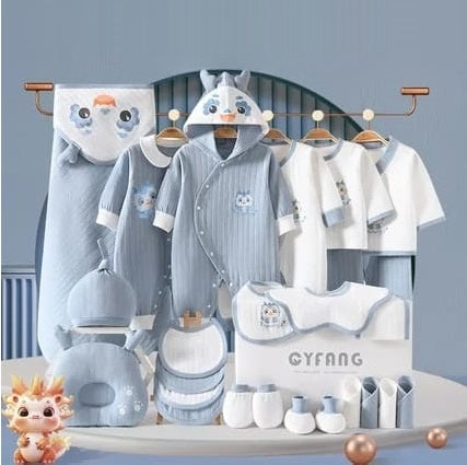 Buy Dragon Baby 24 Piece Newborn Baby Gift Box – Enchanting Baby Shower Essentials Blue at Myneemoe Online In India