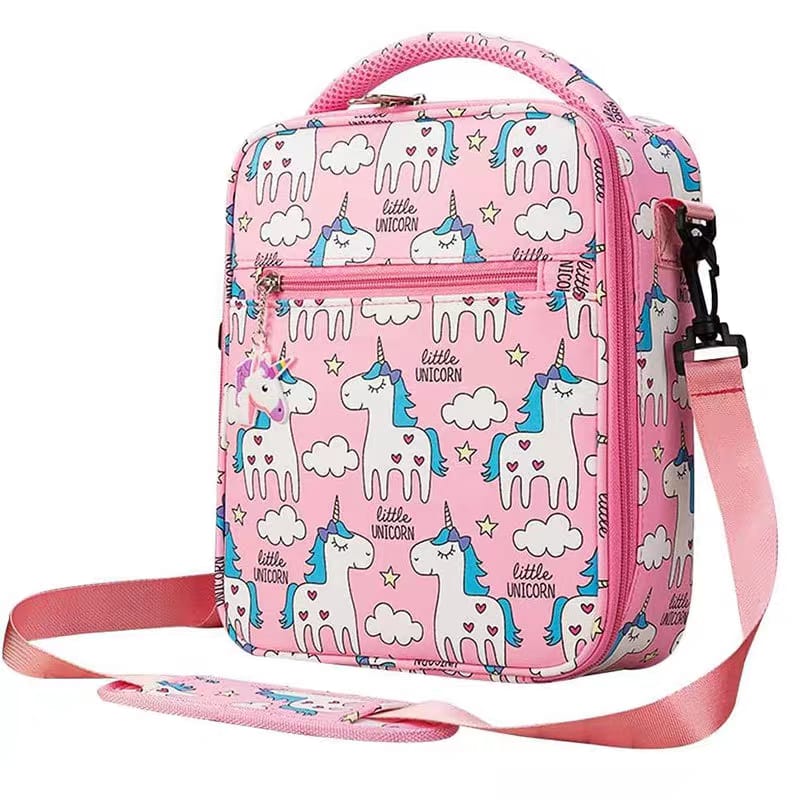 Buy MyneeMoe MealMate Insulated Lunch Bag – Fresh, Fun & Magical Design Unicorn-Pink - Lunch Box at MyneeMoe Online In India