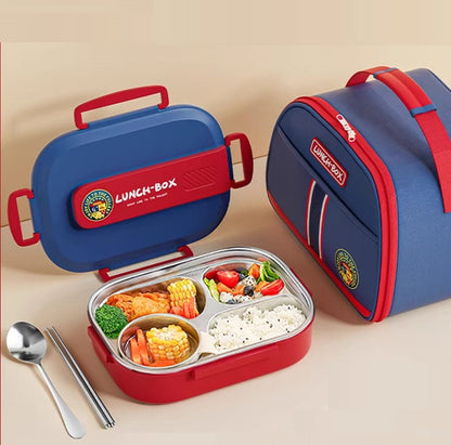 Buy FreshPro Stainless Steel Lunch Box with Insulated Lunch Bag at MyneeMoe Online In India