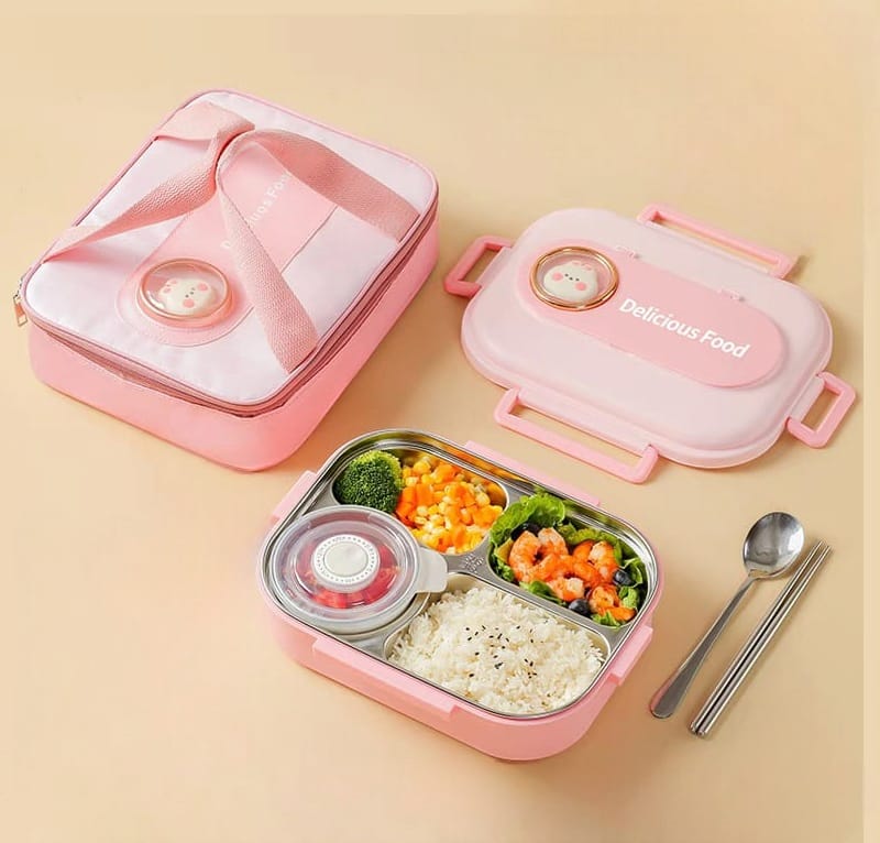 Lunch box with insulated bag on sale