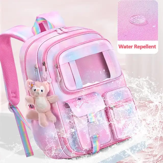 Buy MyneeMoe Cotton Candy Elite Girls Backpack – Durable, Stylish & Spacious School Bag (Blue) - School Bag at MyneeMoe Online In India