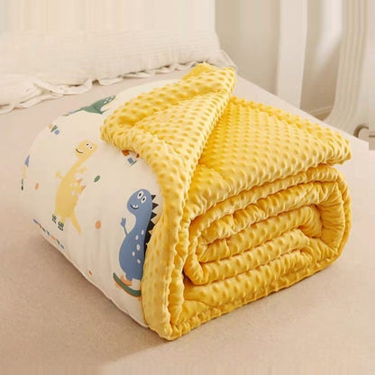 Buy CozyCloud Babies & Kids Super Soft Autumn/Winter Comforter Blanket at MyneeMoe Online In India