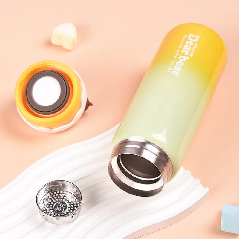 Buy Lazy Bear Insulated Gradient Flask with Leakproof Design & Strainer at Myneemoe Online In India