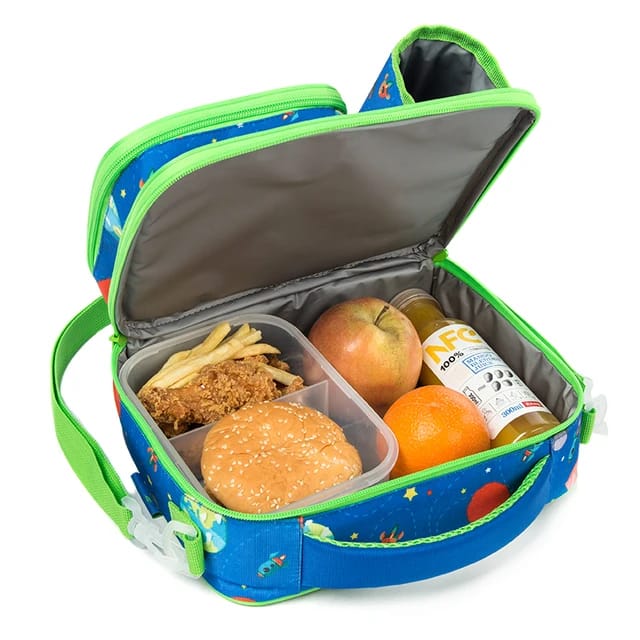 Buy Foodie Friend Insulated Lunch Bag: Perfect for School & Travel (Dino Galaxy) at MyneeMoe Online In India