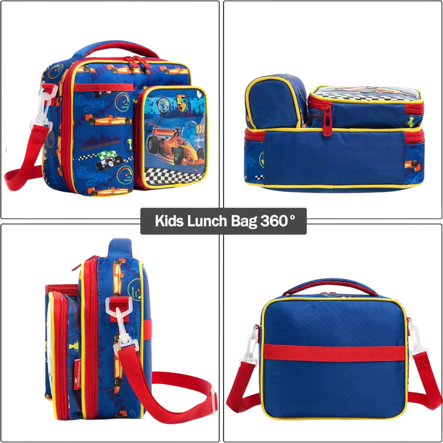 Buy MyneeMoe Foodie Friend Insulated Lunch Bag – Durable School & Travel Lunch Tote (Formula Flyer) - Lunch Bag at MyneeMoe Online In India
