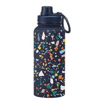 Buy Good Vibes Stainless Steel Water Bottle - Stylish & Leakproof Design 10 at MyneeMoe Online In India