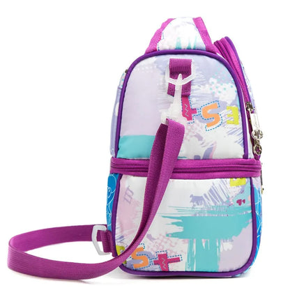 Buy FrescoPack Insulated Lunch Bag – Double Compartments | Waterproof & Stylish (Unicorn, Purple) at MyneeMoe Online In India