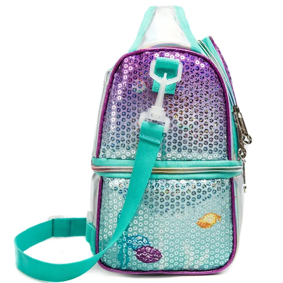 Buy FrescoPack Insulated Lunch Bag – Double Compartments | Waterproof & Stylish (Mermaid) at MyneeMoe Online In India