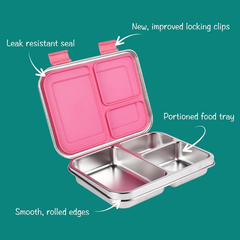 Buy MyneeMoe Prime Bento Pro – Stainless Steel Lunch Box, Sleek & Durable at MyneeMoe Online In India