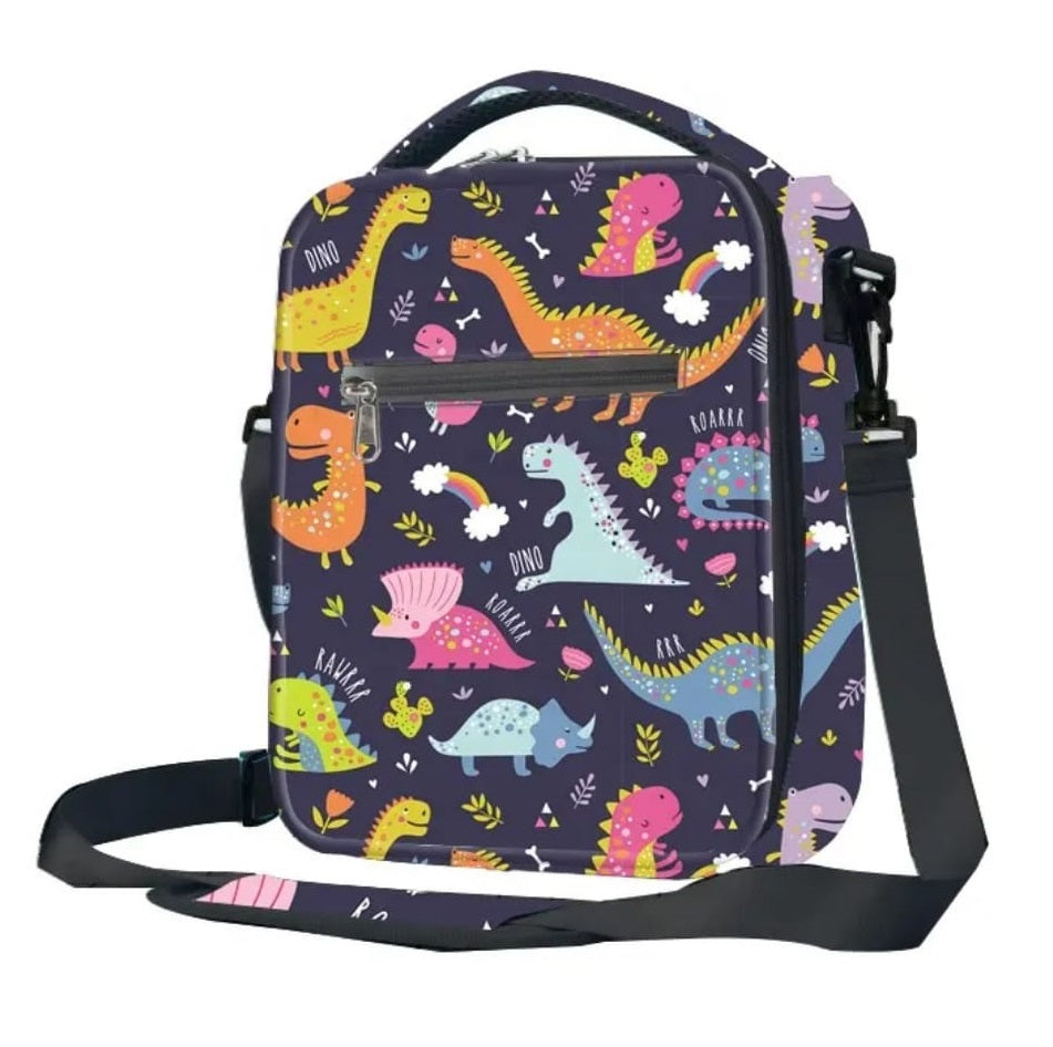 Buy MyneeMoe MealMate Insulated Lunch Bag – Fresh, Fun & Magical Design Dino-Blue - Lunch Box at MyneeMoe Online In India