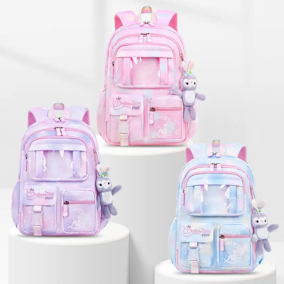 Buy MyneeMoe Cotton Candy Elite Backpack - Stylish, Spacious, Durable, Waterproof School Bag - School Bag at MyneeMoe Online In India