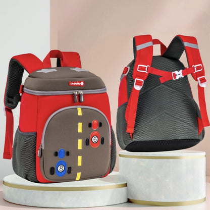 Buy MyneeMoe Happy Tails Kids Backpack – Lightweight, Soft & Cute for Preschoolers Red Racer - School Bag at MyneeMoe Online In India