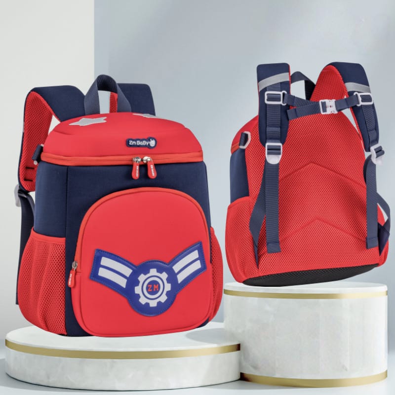 Buy MyneeMoe Happy Tails Kids Backpack – Lightweight, Soft & Cute for Preschoolers Navy Wings - School Bag at MyneeMoe Online In India