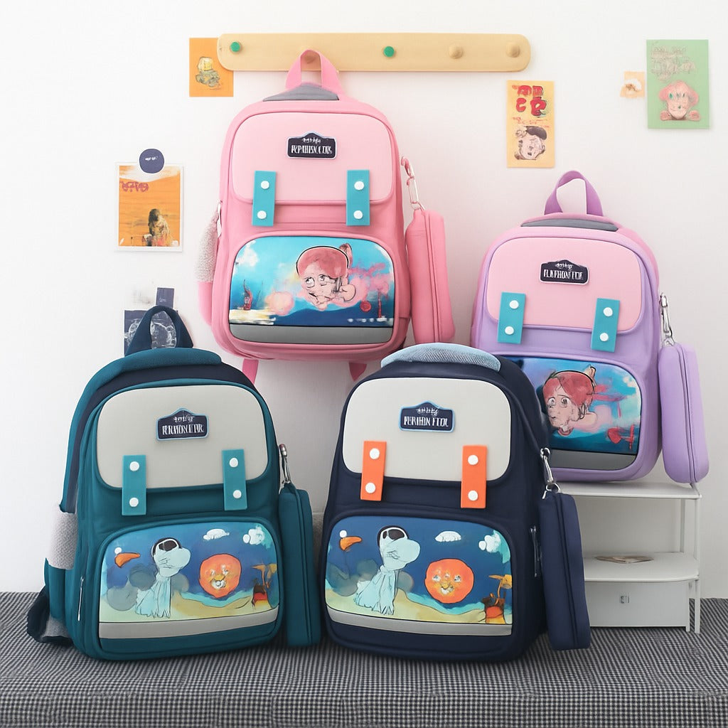 Buy MyneeMoe Schoolie Kids Backpack – Lightweight, Durable & Fun Print School Bag - School Bag at MyneeMoe Online In India