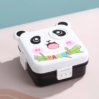 Buy MyneeMoe Happy Panda Bento Lunch Box – Leak-Proof, Stainless Steel & Easy to Carry - Bento Lunch Box at MyneeMoe Online In India