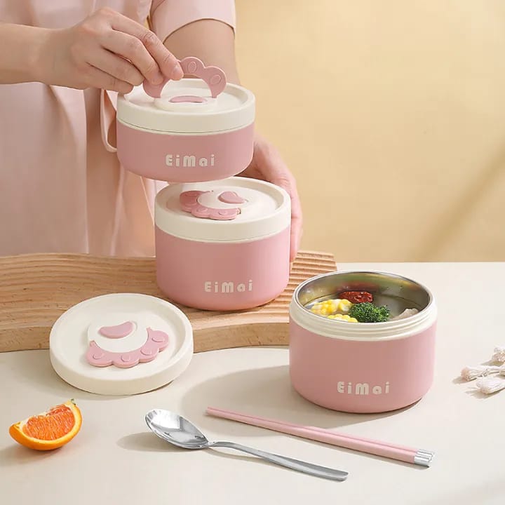 Buy MyneeMoe LunchMate 4 Stainless Steel Insulated Containers with Insulated Bag - Insulated Lunch Bag Box at MyneeMoe Online In India