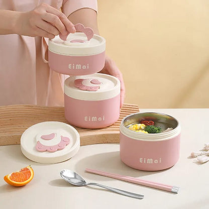 Buy MyneeMoe LunchMate 4 Stainless Steel Insulated Containers with Insulated Bag - Insulated Lunch Bag Box at MyneeMoe Online In India