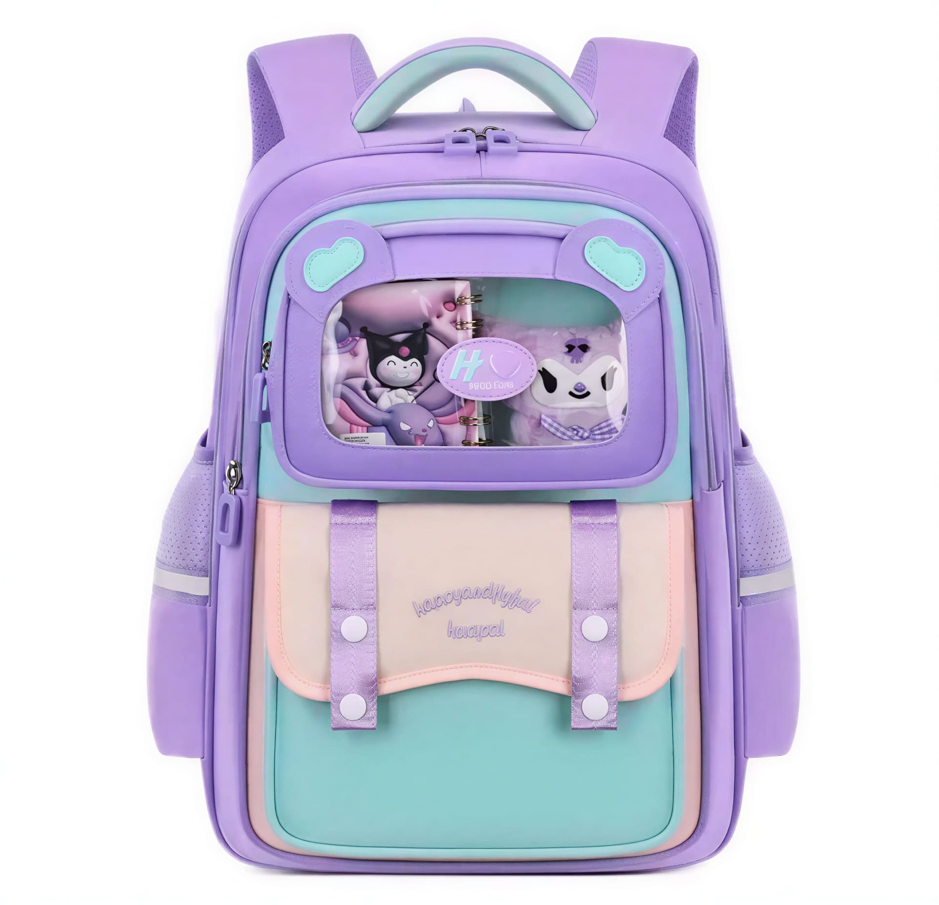 Explorer Kids School Backpack – Water-Resistant & Spacious School Bag (Purple)
