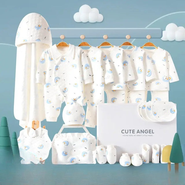 Buy Angel’s Dream 25 Piece Baby Gift Set – Perfect for Newborns & Baby Showers White & Blue at Myneemoe Online In India