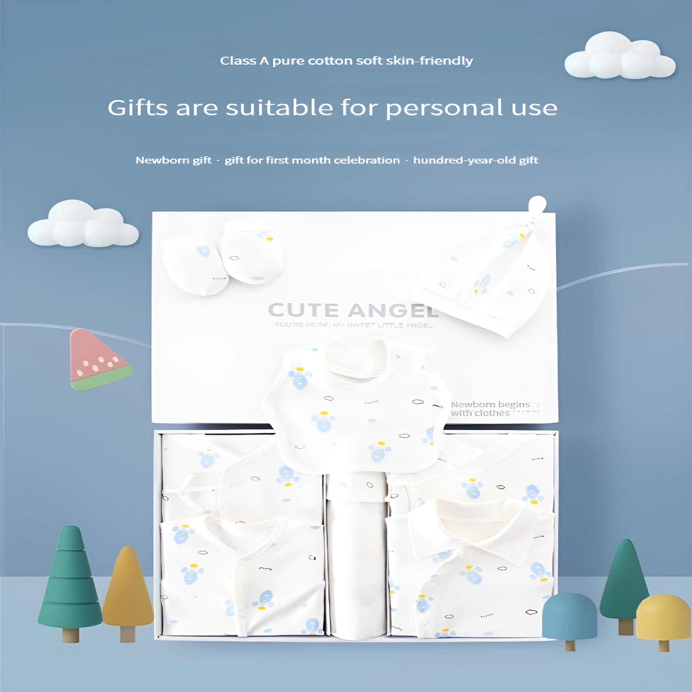 Buy MyneeMoe Angel’s Dream 25 Piece Baby Gift Set – Perfect for Newborns & Baby Showers - at MyneeMoe Online In India