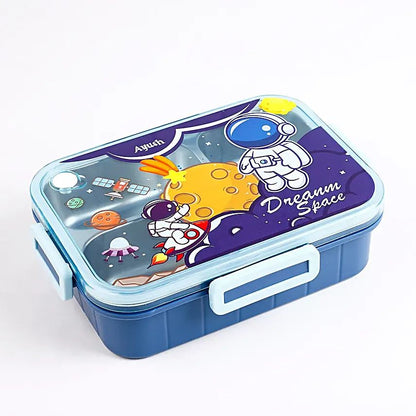 Buy Dream Space 3 Compartment Stainless Steel Bento Lunch Box at MyneeMoe Online In India