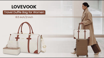 Lovevook All-in-One 3-Piece Travel Set for Weekend Escapes