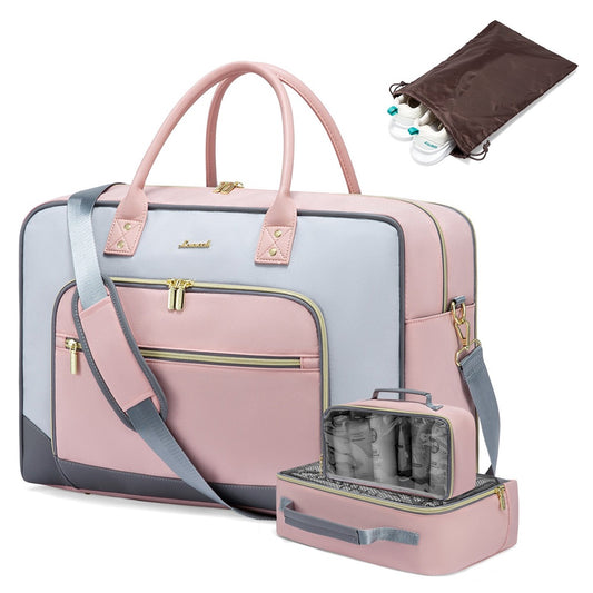 Buy Lovevook 4-Piece Travel Set: Duffel, Shoe Bag, Toiletry Case & Packing Cube at MyneeMoe Online In India