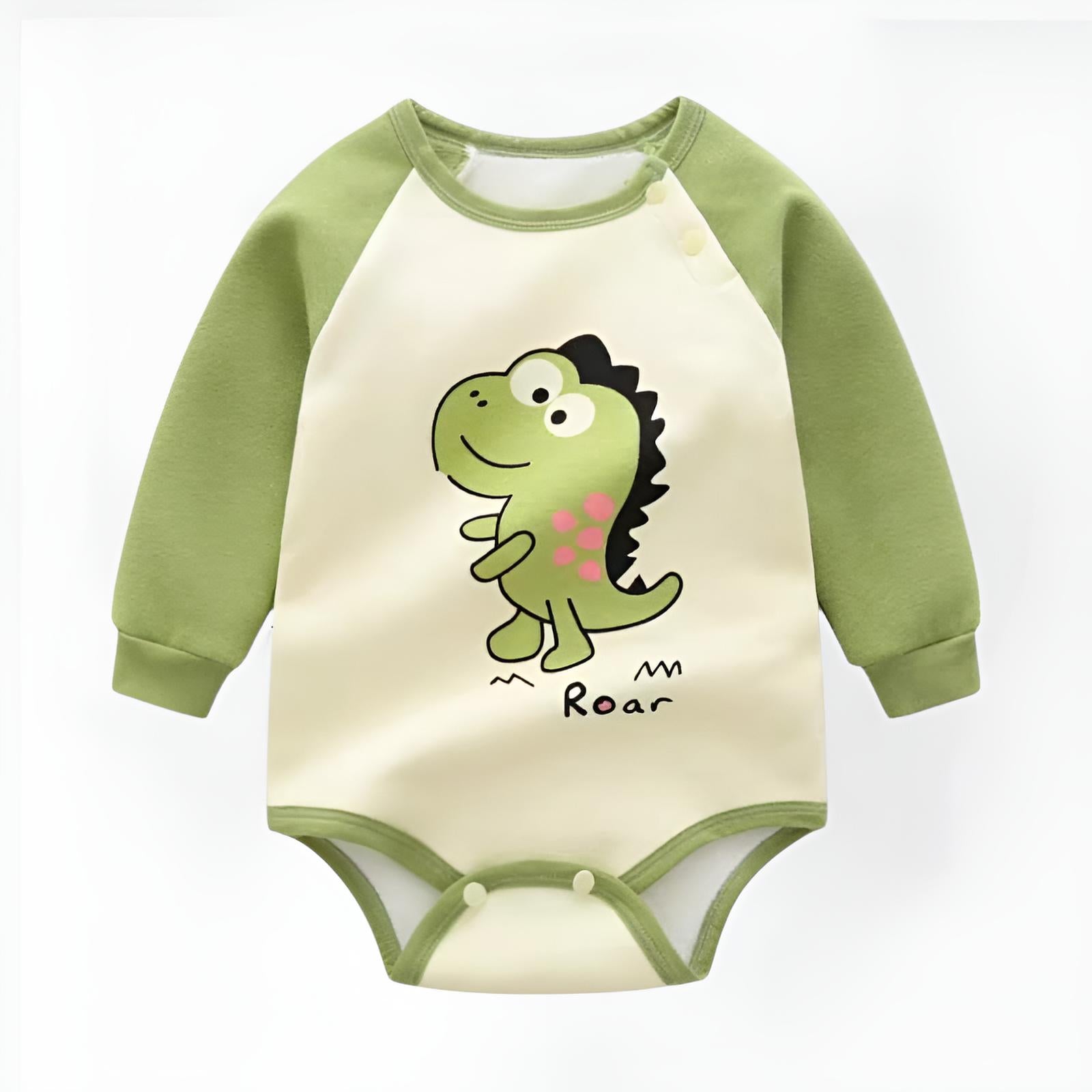 Buy MyneeMoe Dino Roar 10-Piece Baby Clothing Set – Playful Dinosaur Theme for 6-12 Months - Baby Clothing Set at MyneeMoe Online In India