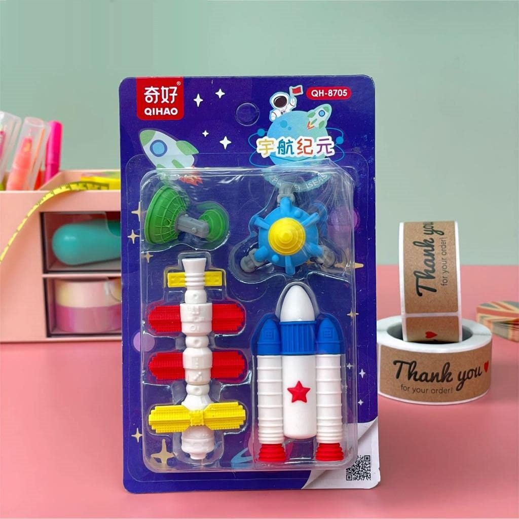 Buy 3D Space Eraser Set (Pack Of 12) at Myneemoe Online In India