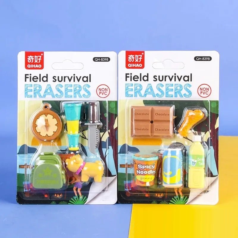 Buy Field Survival Eraser Set (Pack Of 24) at Myneemoe Online In India