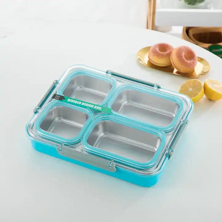 Microwave Bento Lunch Box Picnic Food Fruit Container Storage Box for Kids  Adult Case Container Dinner Organizer (Color : Pink) (Snack Box Blue) :  : Home