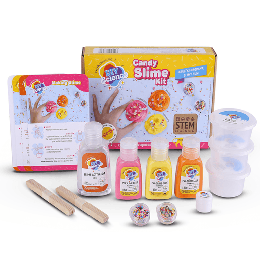 Buy DIY Science Candy Slime Kit (Texture: Thick & Glossy Slime) at Myneemoe Online In India