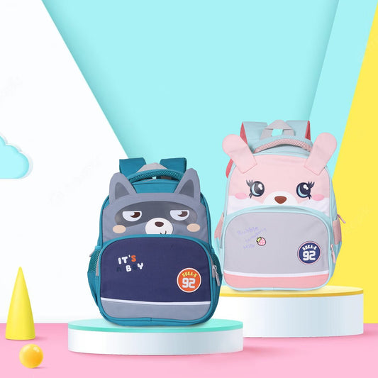 Buy Cute Dog & Bunny Backpack For Kindergarten Kids (2 Different Characters Available) at MyneeMoe Online In India