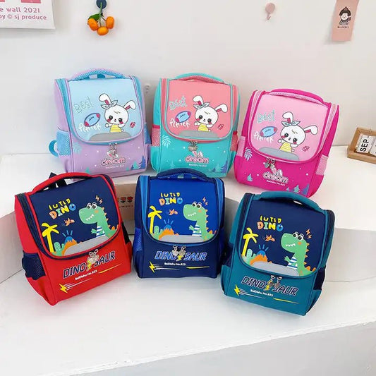 Buy Cute Cartoon Character Backpack for Kindergarten (Available in 6 Vibrant Colors) at Myneemoe Online In India