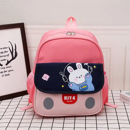 Buy Cute Jungle Theme Backpack Pink (Bunny) at MyneeMoe Online In India