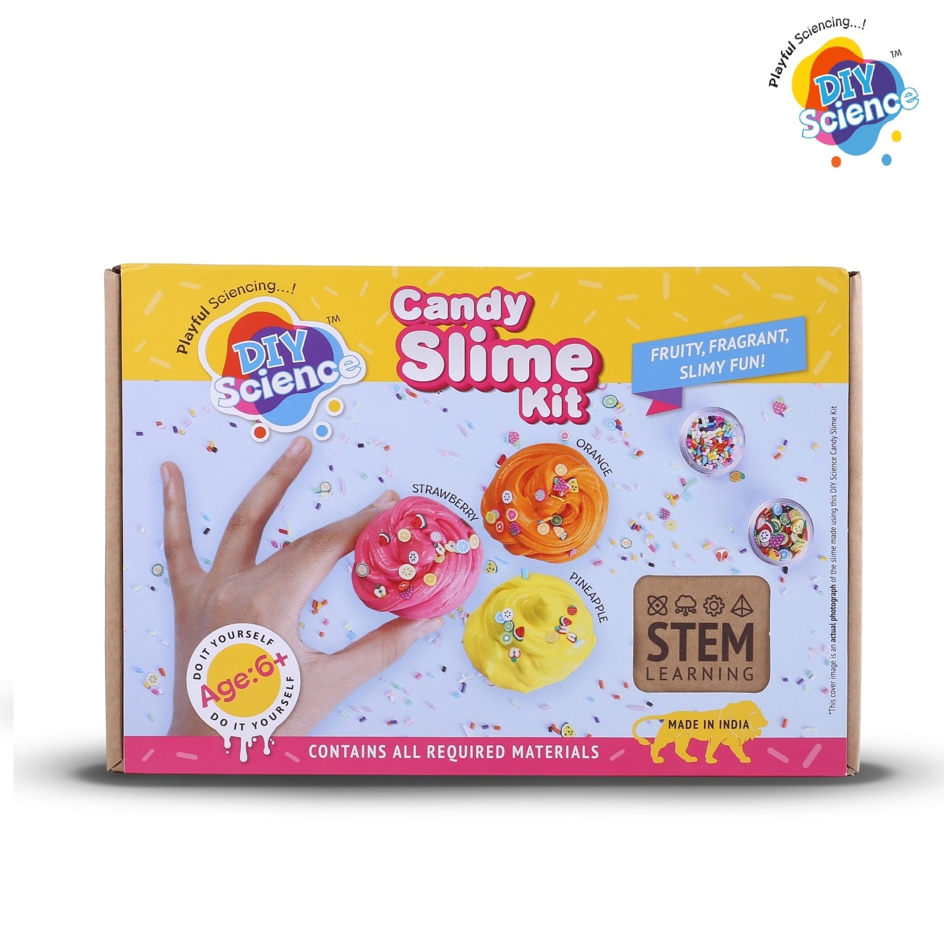 Buy Diy Science Candy Slime Kit (Texture Thick & Glossy Slime) at Myneemoe Online In India