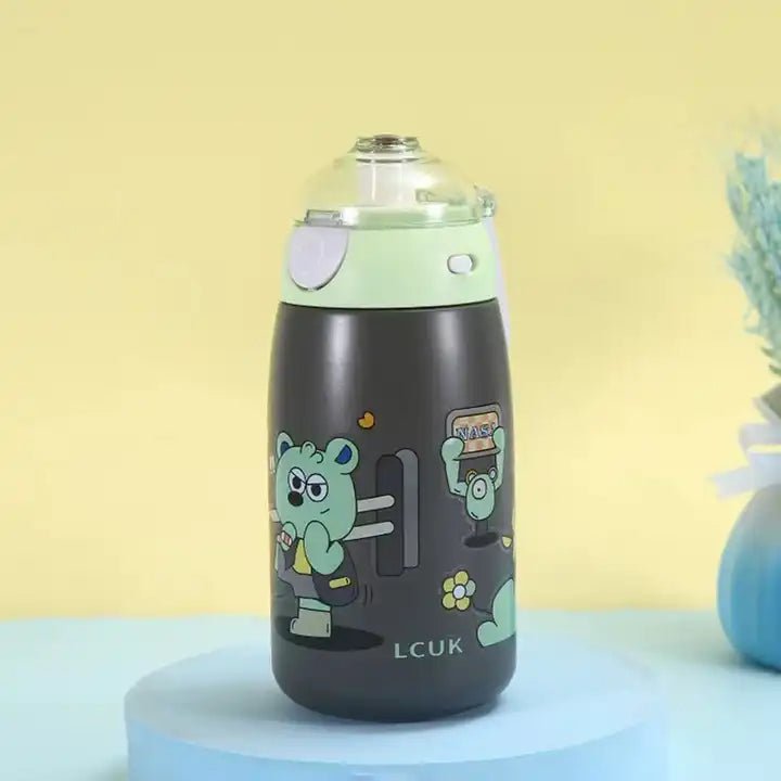 Buy Kids Bullet Vacuum Insulated Flask - Leak-Proof, Easy Carry Loop Green at Myneemoe Online In India