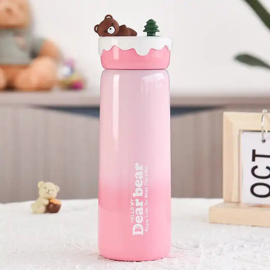 Buy Lazy Bear Insulated Gradient Flask with Leakproof Design & Strainer at Myneemoe Online In India