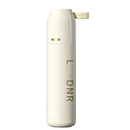 Buy LEADNRG Double Wall Stainless Steel Vacuum Thermos Flasks (Available in 3 Colors) Cream at Myneemoe Online In India