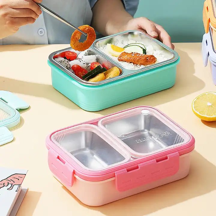 Buy Light Meal Stainless Steel Bento Lunch Box at MyneeMoe Online In India