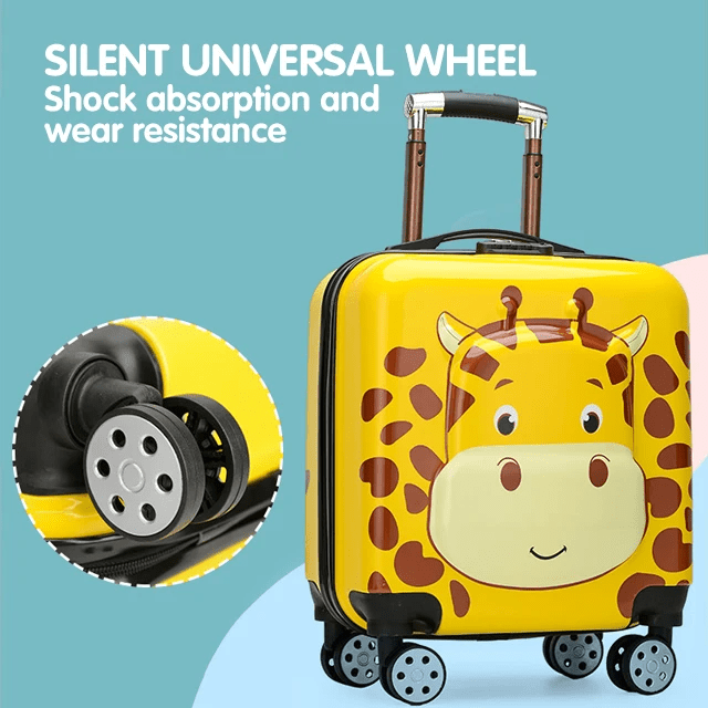 Buy 3D Luxury Trolley Suitcase for Kids – High-Quality Rolling Luggage for Young Travelers at Myneemoe Online In India